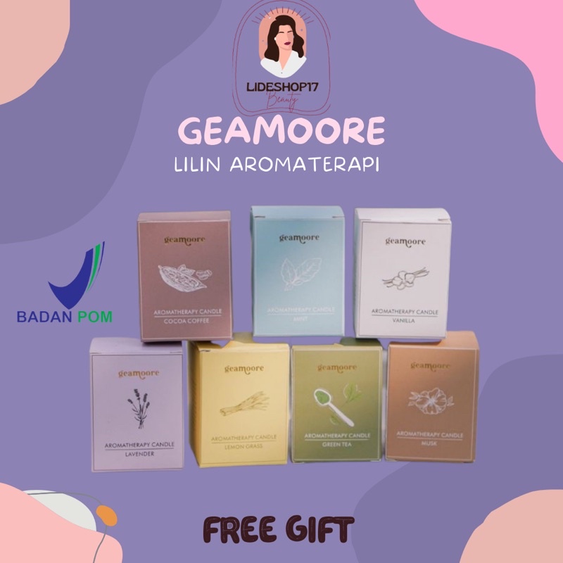 (READY) LILIN GEAMOORE LILIN AROMATERAPI GEAMOORE CANDLE SCENTED AROMATHERAPY LILIN ESTETIK LILIN TIDUR MURAH LAVENDER LILIN KAMAR WANGI MURAH SCENTED CANDLE LILIN AROMA THERAPY MURAH LILIN LUCU LILIN LAVENDER VANILLA