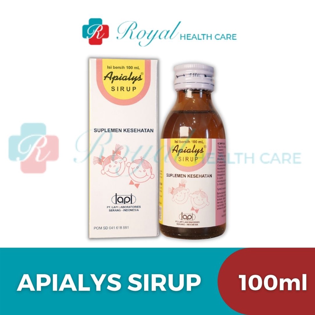 Apialys Syrup 100 Ml Multivitamin Anak Suplemen Anak Vitamin Anak