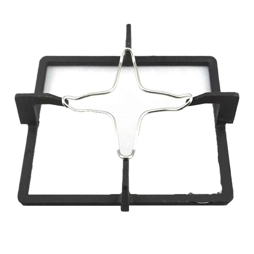 Quinton Pot Stand Segi Empat Stainless Steel Untuk Kompor Gas Perlengkapan Camping Rak Kompor Gas