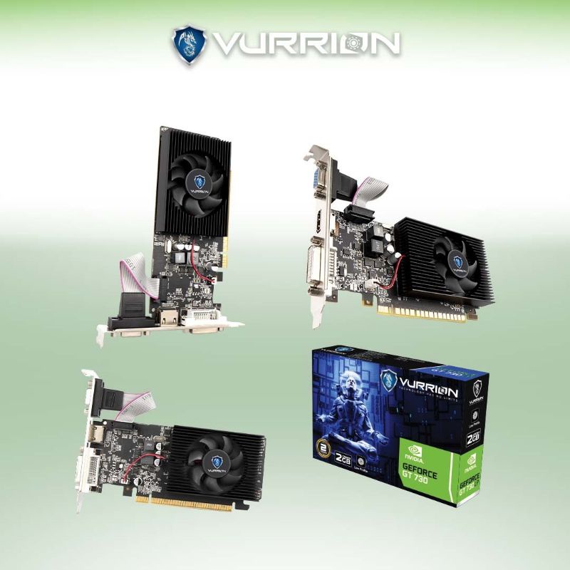 VGA AGS VURRION NVIDIA GT730 LP 2GB DDR3 64bit REAL CAPACITY