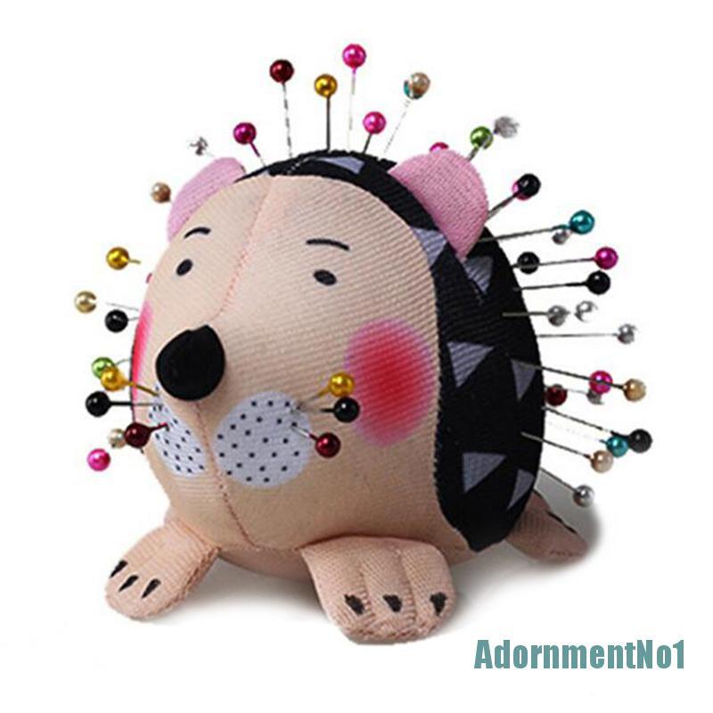 [AdornmentNo1]Hedgehog Shape Soft Fabric Pin Cushion Pin Quilting Holder DIY Sewing Craft Tool