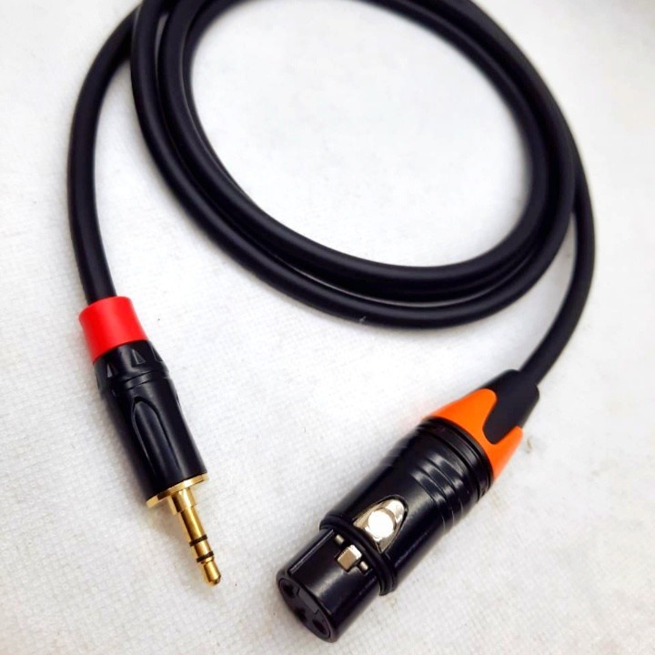 kabel jack akai mini stereo 3.5mm to xlr female full