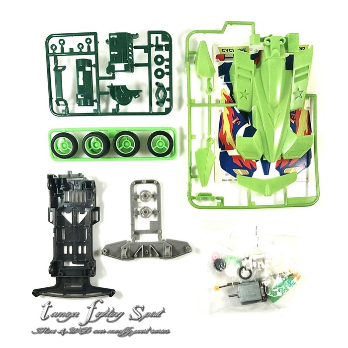 BISA COD Tamiya Mowang Cyclone Magnum Two Super 1 Chassis - Mw446 MURAH