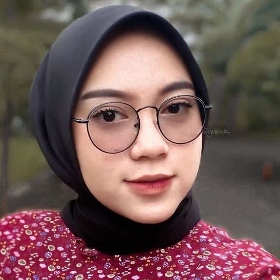 Kacamata Photocromic Unisex Oval Frame Titanium Unisex Vintage Impor Pria Wanita Free Box dan Lap