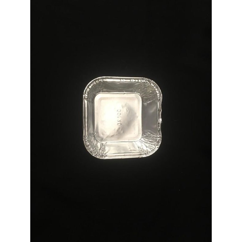 ISI 10 aluminium foil box tempat makan aluminium cup kontainer for food