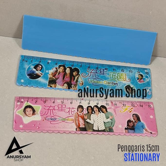 

12 Pcs Penggaris Plastik 15 cm Staionary / Mistar / Plastik Ruler anursy44 Berkualitas