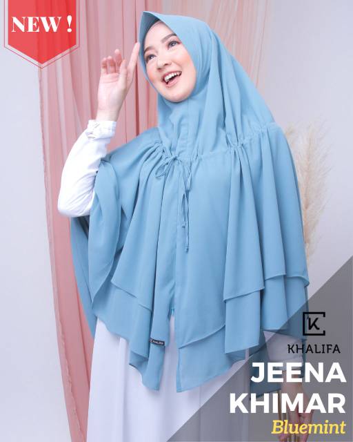 KHIMAR SYARI INSTAN JEENA HIJAB INSTAN ||  KHALIFA