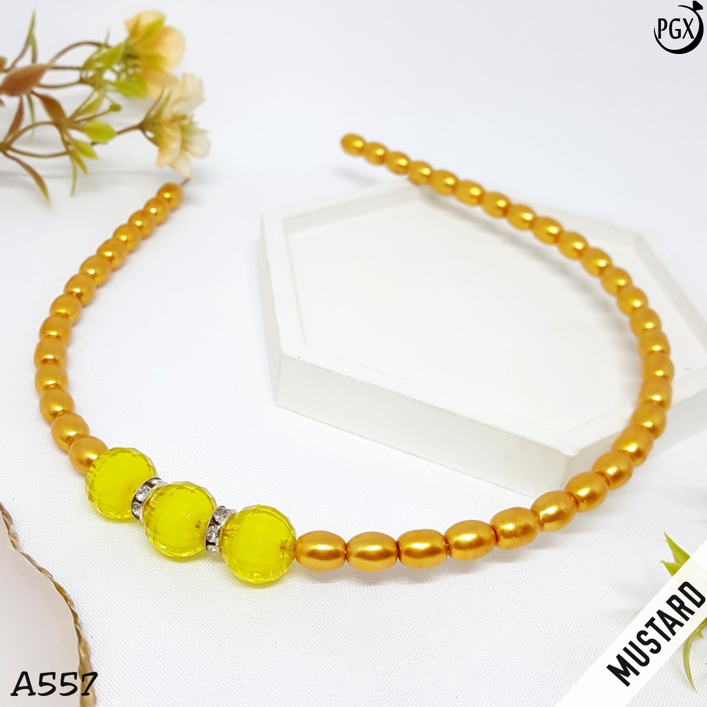 PGX Bando Mutiara Korea Headband Aksesoris Rambut Wanita A557