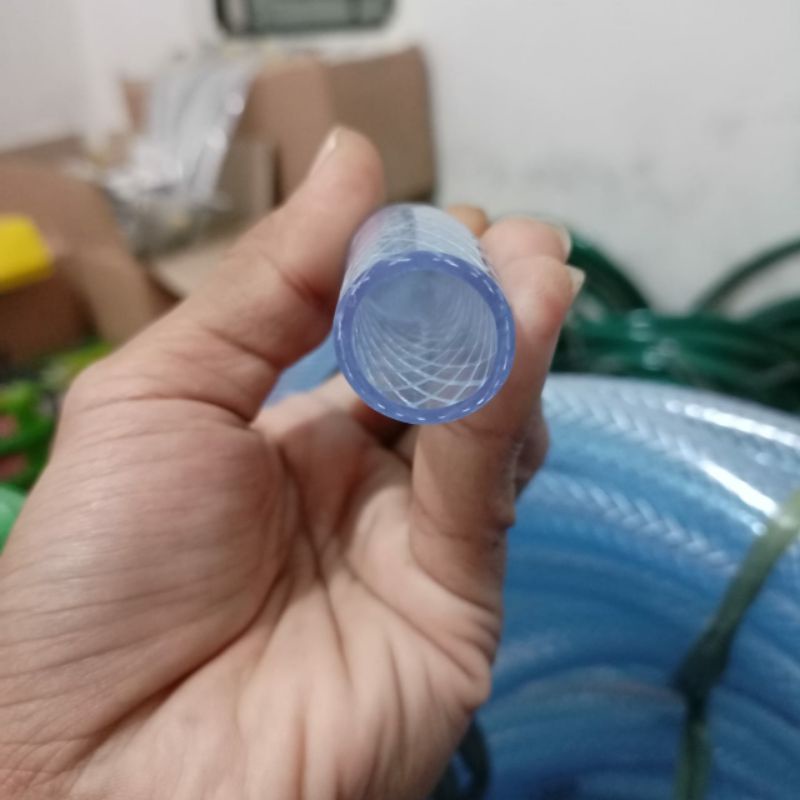 Selang Air 3/4" inch Benang Bening Serat GOLDCOIN 2 MM Harga Permeter