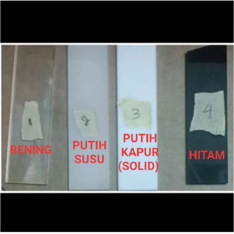 

PAPAN NAMA DADA BAHAN AKRILIK POLOS NAME TAG uk 8 x 2cm - ACRYLIC