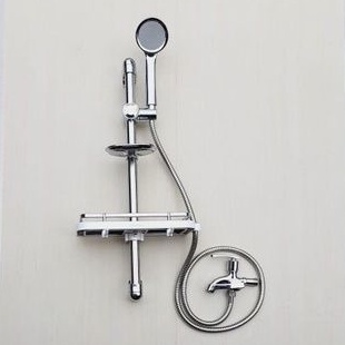 HandShower Tiang Crome Set Shower Rail Tiang Shower Mandi