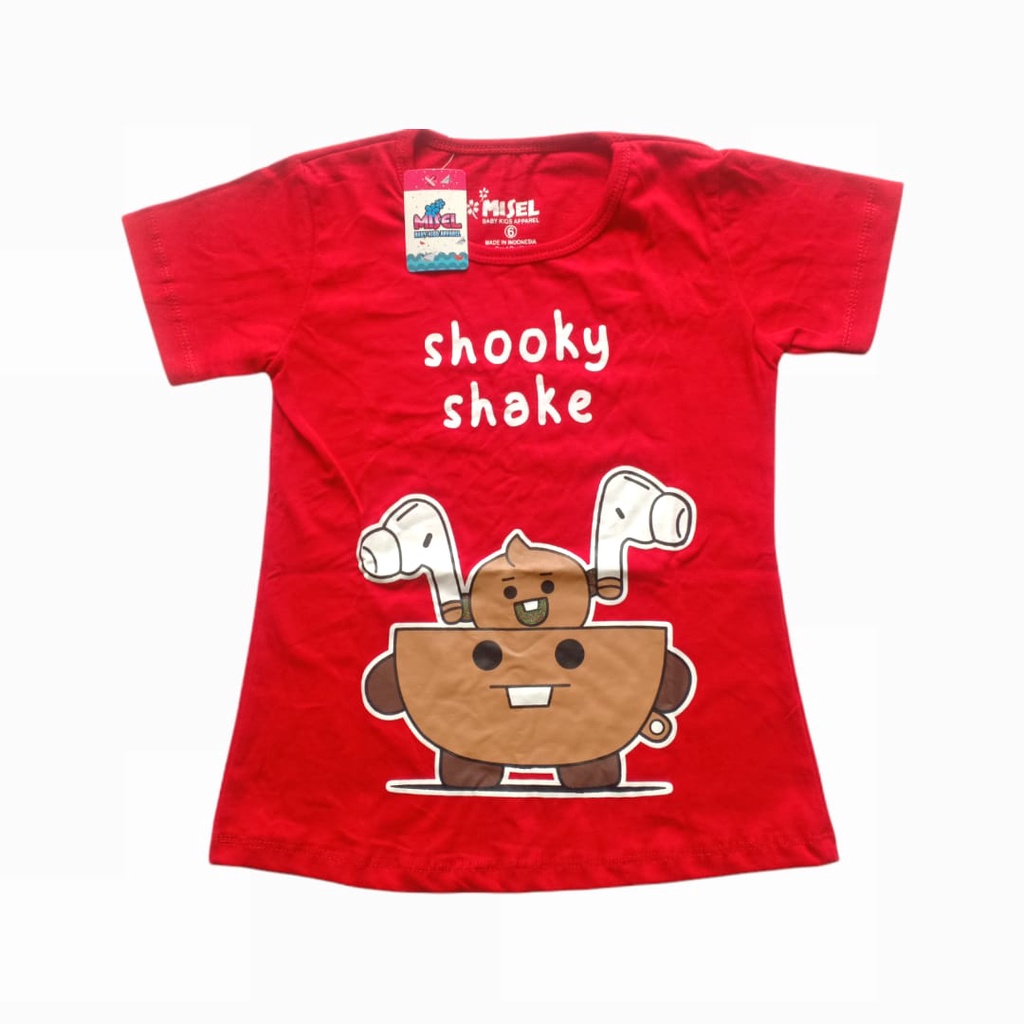 DRESS ANAK PEREMPUAN MICEL PREMIUM PENDEK-MERAH