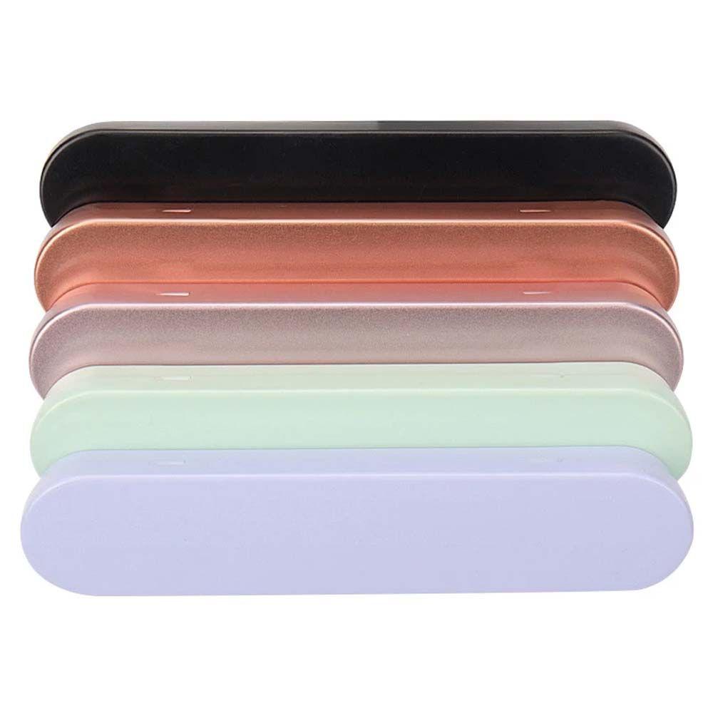 Agustina Tweezer Kotak Penyimpanan Portable Colorful Penjepit Alis Tinplate Tweezer Pencil Cases