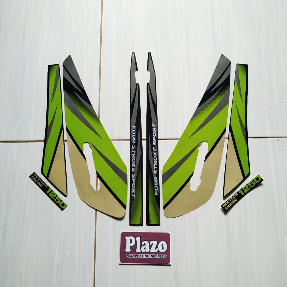 Striping stiker honda GL Max 1996 Hijau