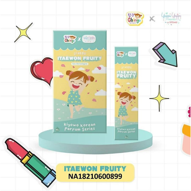 Parfum Yeppu Yeppu x Chingu by Kiyowo Roll On 6 ml | Eau De Parfume | Eau De Cologne