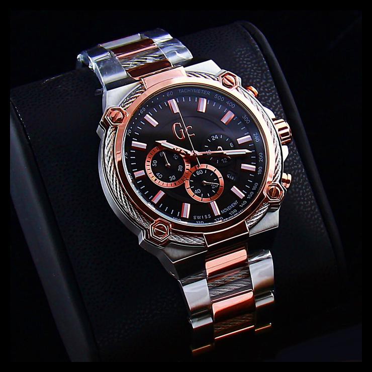 Hot List Jam Tangan Pria Merk Guess Collection Gc 2400 Original Bm Free Yes Berkualitas