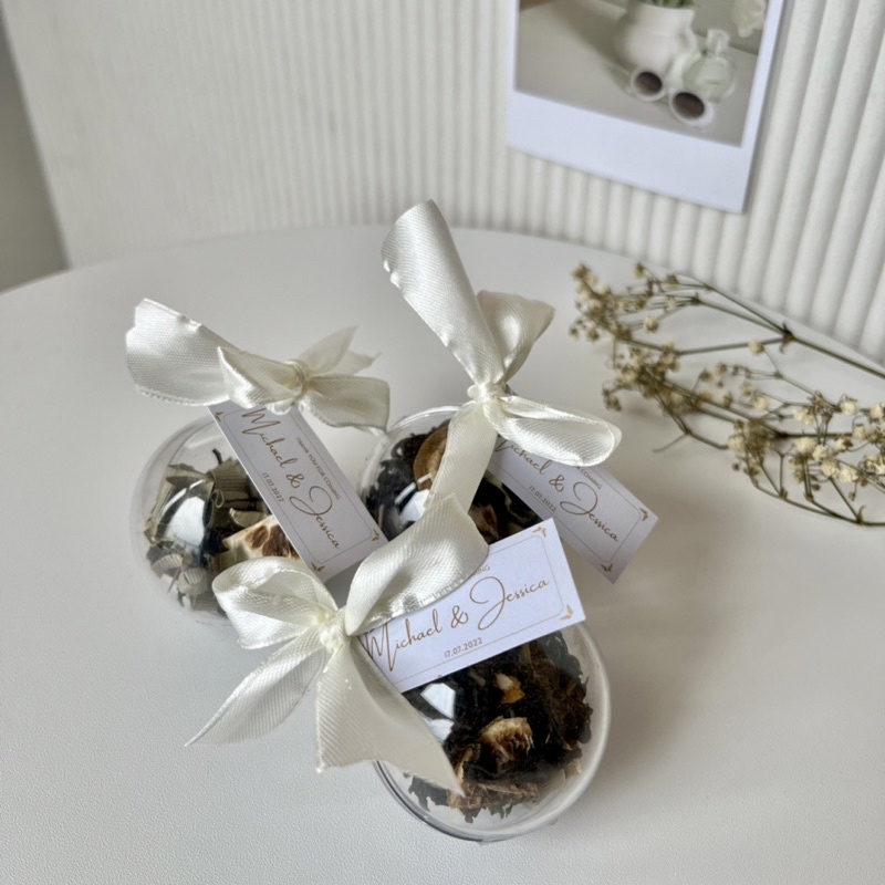 Jual SOUVENIR TEA BALL/MIN ORDER 30PCS/Souvenir Aesthetic/Estetik/Souvenir Pernikahan/Hampers