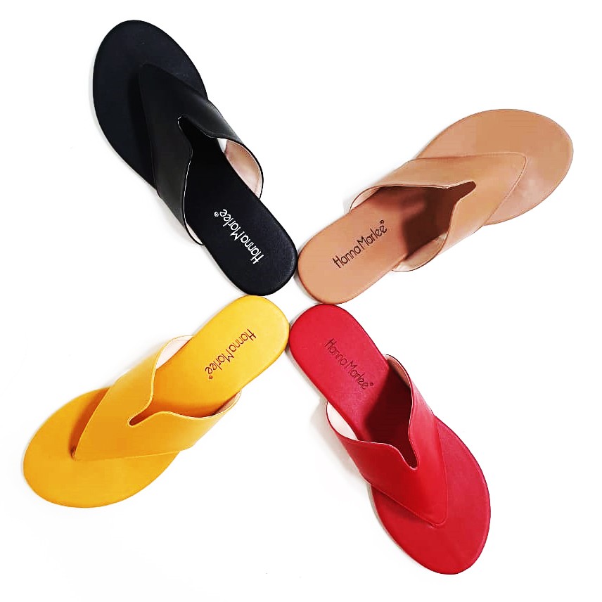 Marlee Sandal  Teplek  Sendal Flat Marinca Flip Flop 