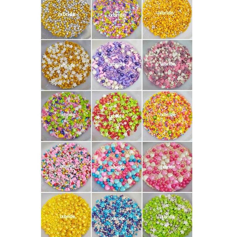 

Jk6Code sprinkle edible spikel seri 1-2(masakini)W4F2