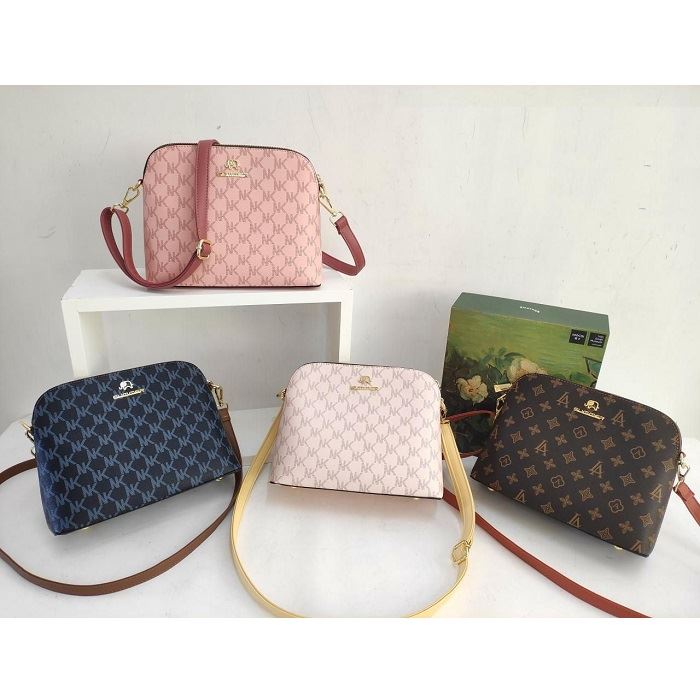 TASHAPPY JT2051 Tas SELEMPANG Wanita Fashion Motif Kece Talpan Polos model korea supplier tas import