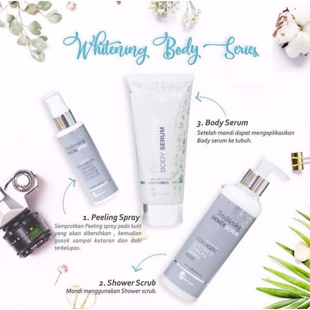 PROMO.. Original Paket Perawatan Tubuh Whitening Body Pigmented Ms Glow by Cantik Skincare