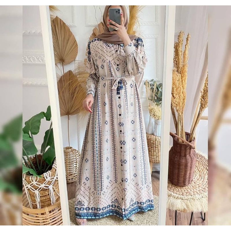 GAMIS RAYON VISCOSE BUSUI PREMIUM / GAMIS RAYON WANITA REMAJA TERBARU LD 110