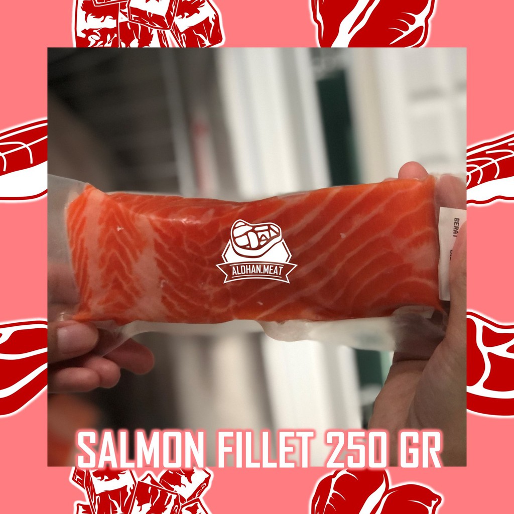 

Ikan Salmon Fillet Frozen Premium Quality 250gr