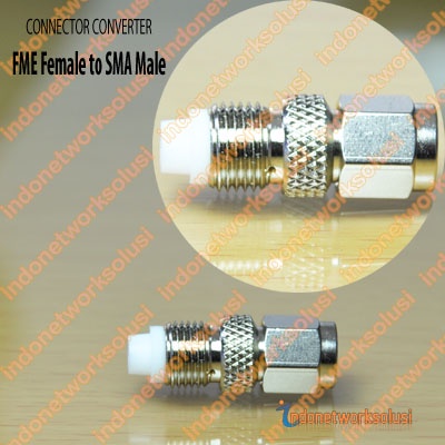 KONEKTOR CONNECTOR CONVERTER FME F (FEMALE) to SMA M (MALE)