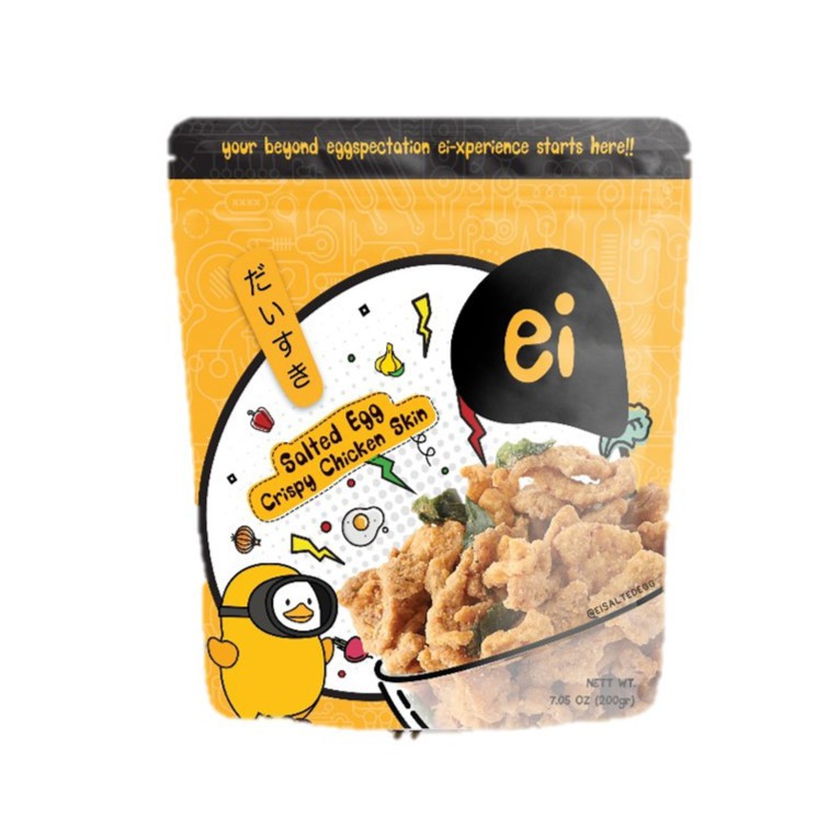 

Crispy Chicken Ei Salted Egg / Kulit Ayam Telur Asin / Ei Salted Egg Skin Crispy Chicken