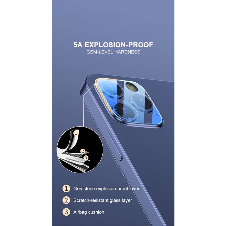 Camera Protector For iPhone 12 11 Pro Max Lens Glass XS Max X XR Screen Protector iPhone 11 7 8 Plus SE 2020 Camera Accessories