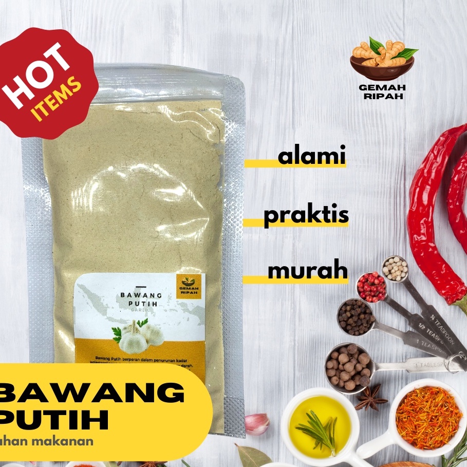 

BAWANG PUTIH BUBUK 100% ASLI /GARLIC POWDER ORIGINAL