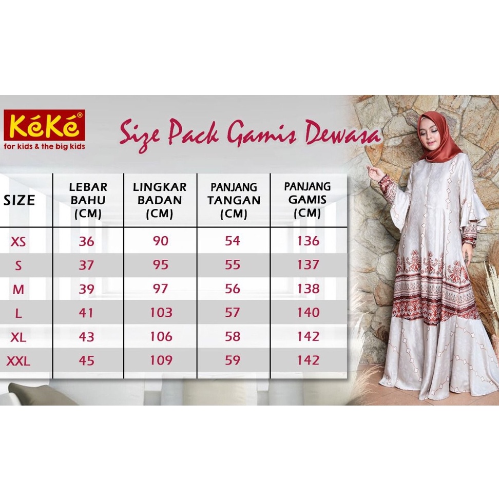 Gamis Keke Gaitha Dress Terbaru