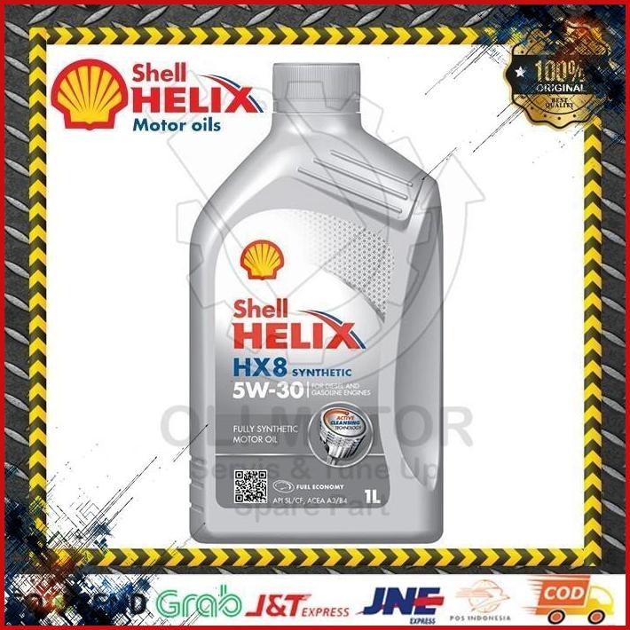 Oli Mobil Bensin Diesel Full Sintetik Shell Helix Hx8 5w30 SNPLUS 1L