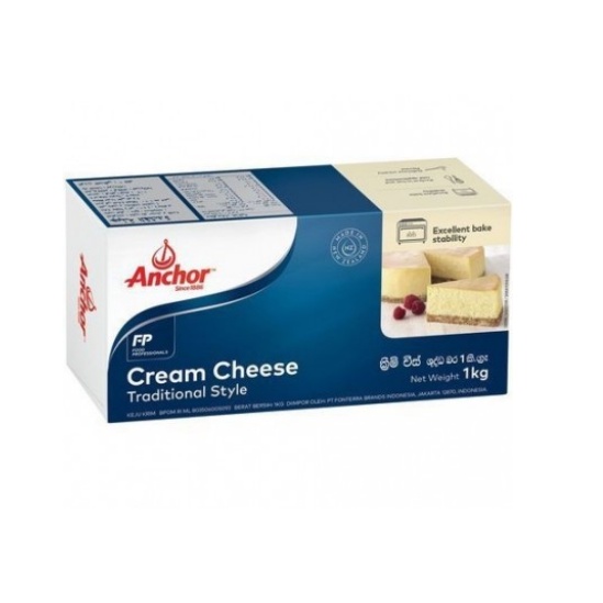 

Anchor Cream Cheese 1kg Import New Zealand Halal