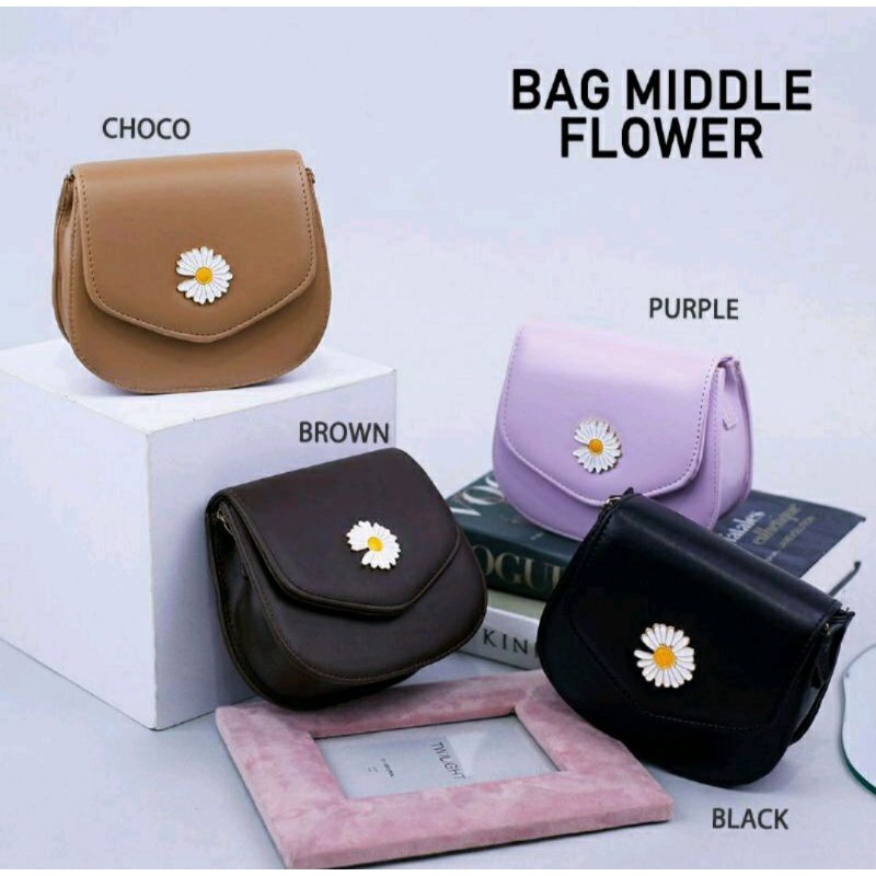 GTB - Tas Selempang Wanita / Tas Middle Flower