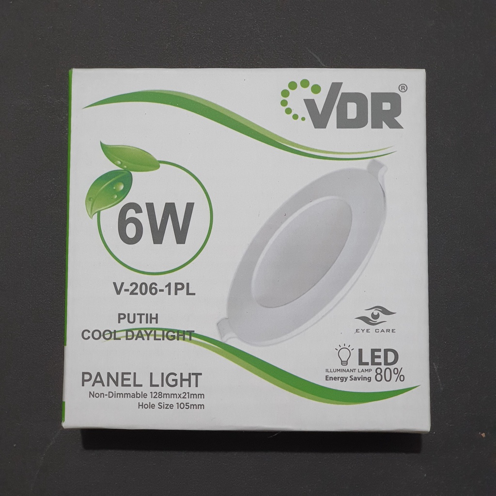 Lampu Downlight LED Panel 6 Watt VDR