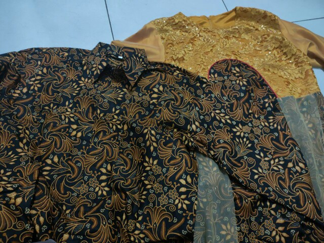 New Arrival | Gendisoutfit - Batik Couple Anjella Hauw Tulle Slendang Aplikasi Payet