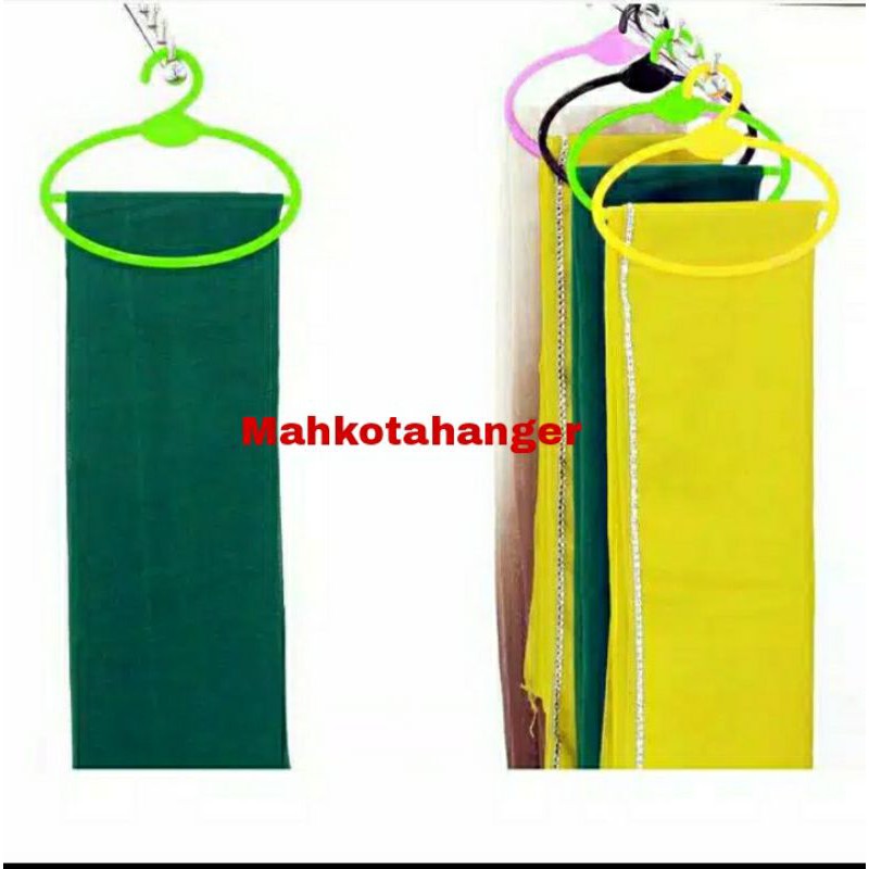 Hanger Jilbab Oval / Gantungan Syal Scarf Pashmina Bentuk