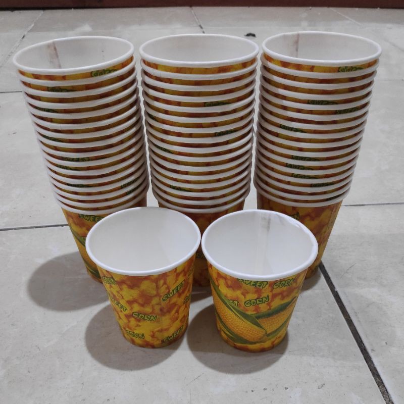 paper cup/ papercup/ cup kertas/ gelas kertas/ gelas jagung 6.5oz