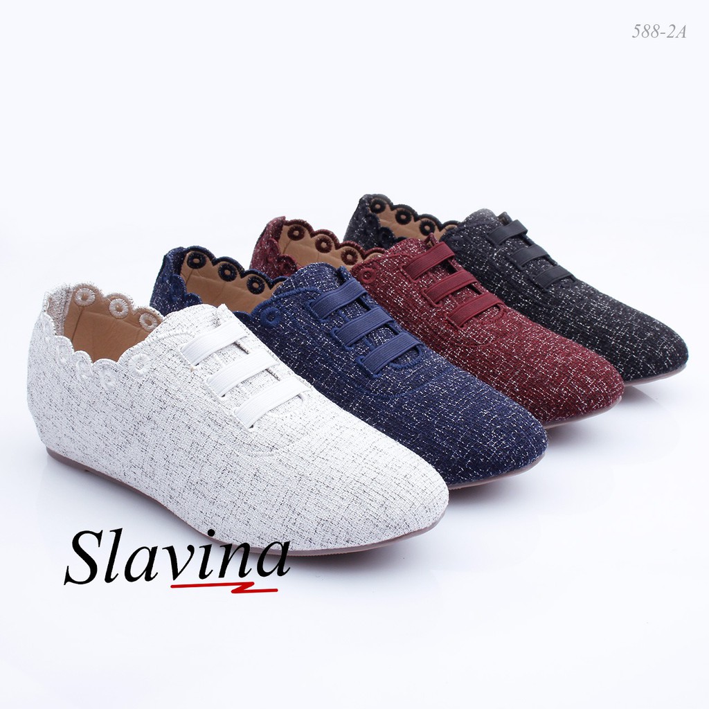 Sepatu Slip On Slavina Elysia 588-2A Gudang Sepatu / Sepatu Wanita / Sepatu Fashion
