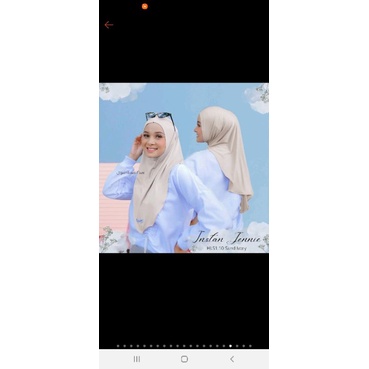HWC Hijab Wanita Cantik hijabwanitacantik Instan Jennie Hijab Sport (ready sand ivory)