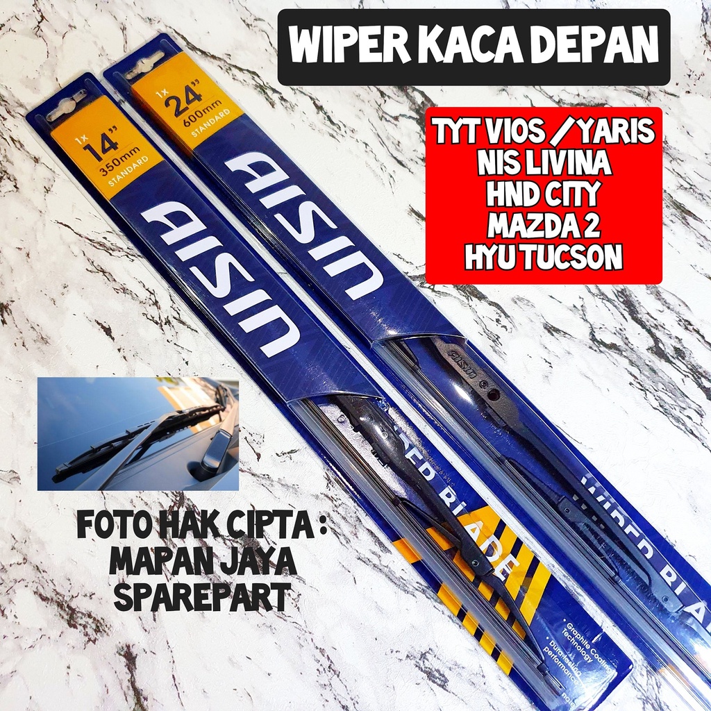 WIPER KACA DEPAN YARIS / VIOS / LIVINA / MAZDA 2