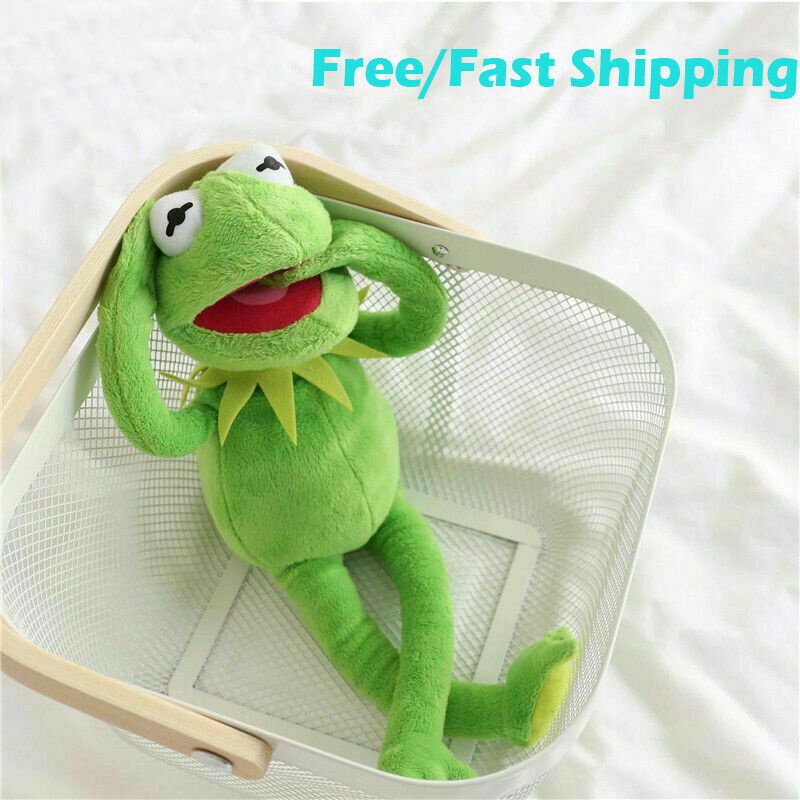 New 60cm Big Full Body Kermit the Frog Hand Puppet Soft Plush Toy Kids Xmas Gift Sesame Street