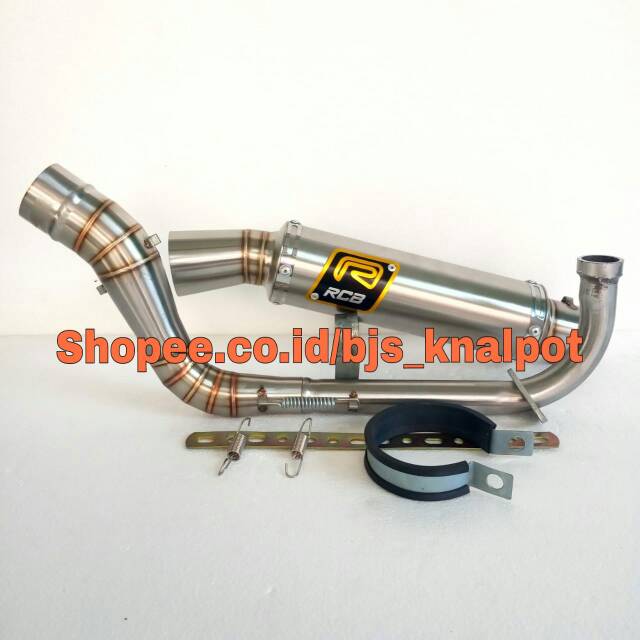 Knalpot rcb panjang mio sporty z m3 fino BEAT lama karbu fi injeksi vario tehno 110 125 150 Xride