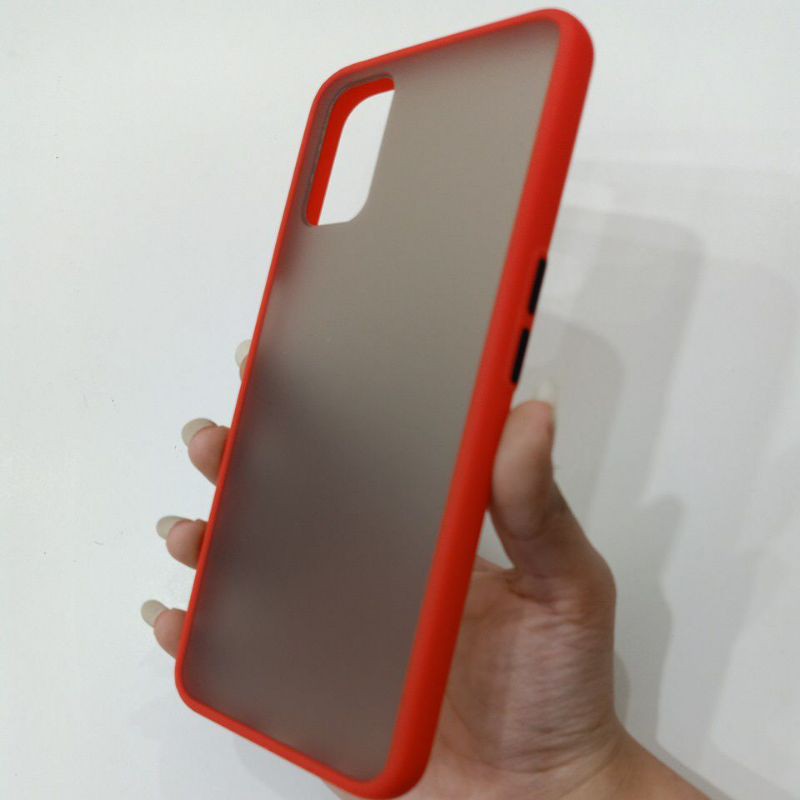 Bumper Aero my choice fuze case buat iPhone,Oppo,Vivo,realme,Samsung,infinix hot9play-Merah