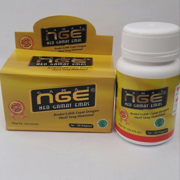 Kapsul NGE - Kapsul Gamat NGE 50 - 77 Kapsul - Kapsul Neo Gamat Emas - Kapsul Gamat
