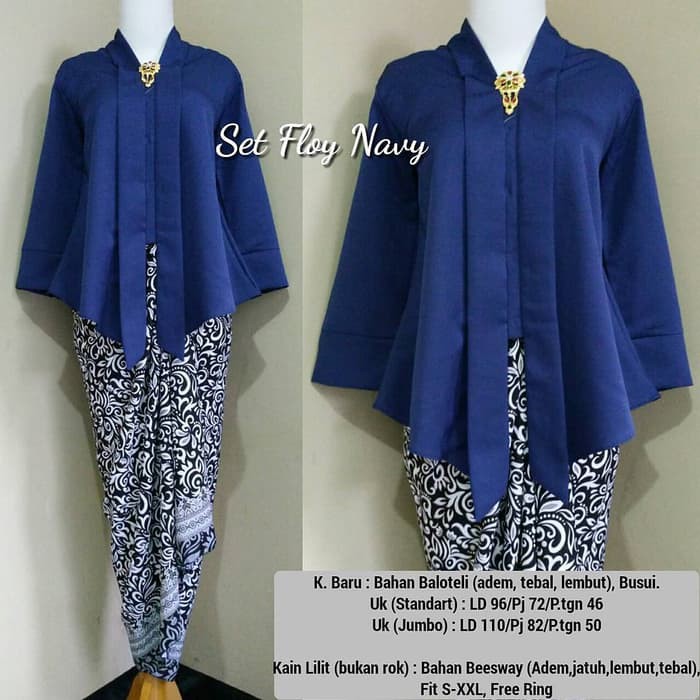 Blus Sifon - Blouse Wanita - Atasan Wanita (Atasan Saja) Kutubaru Floy Uk Jumbo/Brukat/Kebaya/