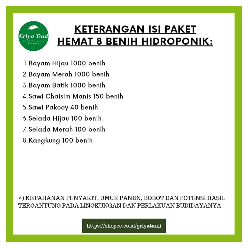 Bibit Sayuran Benih Paket Lengkap 25 Macam Benih Sayuran Paket Murah Pemula 30 Hari Panen Benih Bibit Sayur Lengkap Unggul Berkualitas Premium Seed Benih Unggul Griyatani Store Kebumen Kangkung Cabe Sawi Selada-3