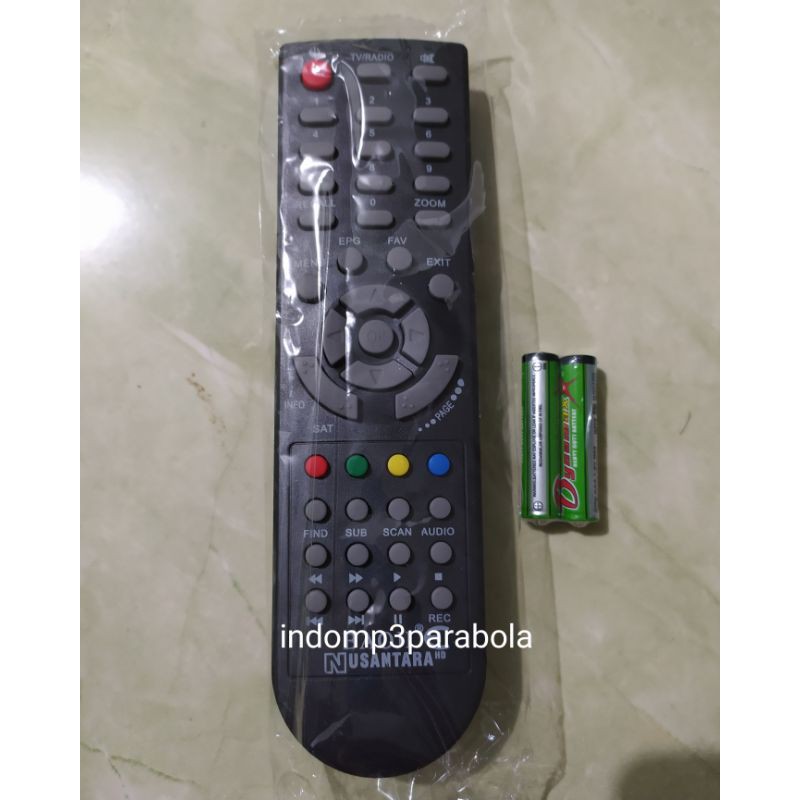 Remote Tanaka Nusantara Transvision HD bonus batre