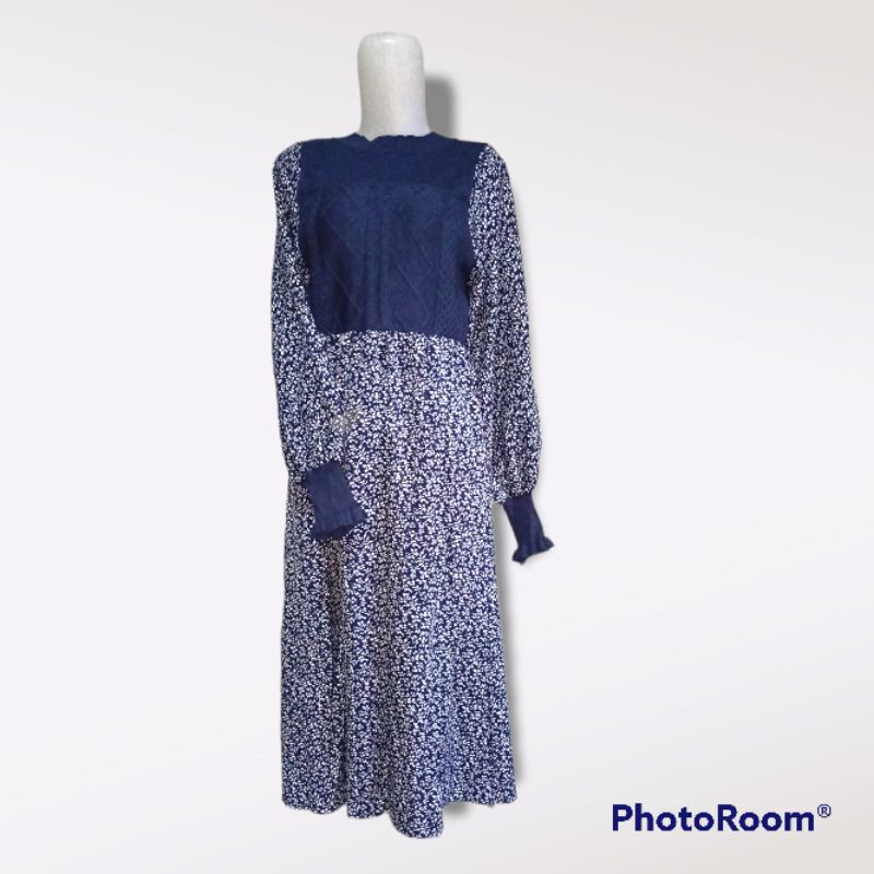 Midi rajut mix shakila premium by zara woman Korean vintage dress